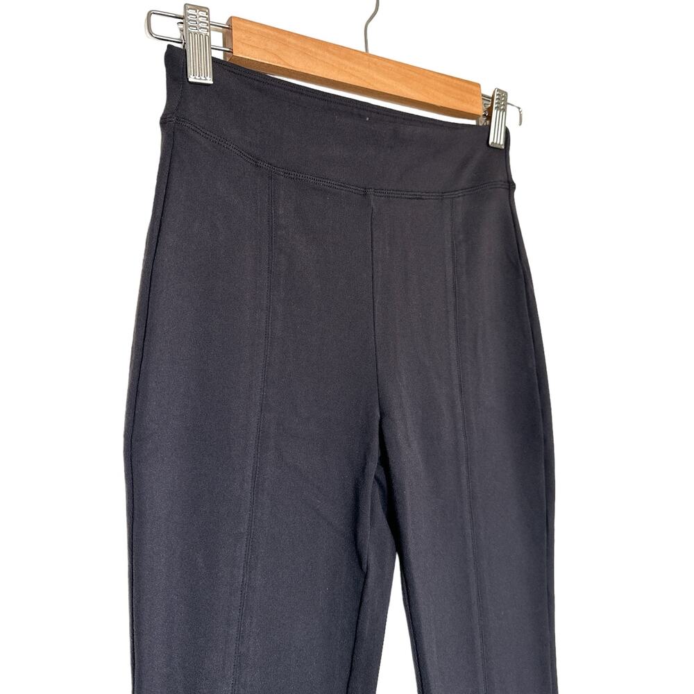 Alo Yoga Airbrush High Waist Flutter Flare Split Legging Pant Black Small - Picture 4 of 15